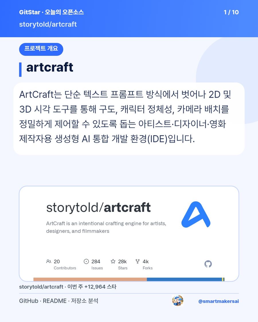 storytold/artcraft 오픈소스 카드뉴스 1번째 카드